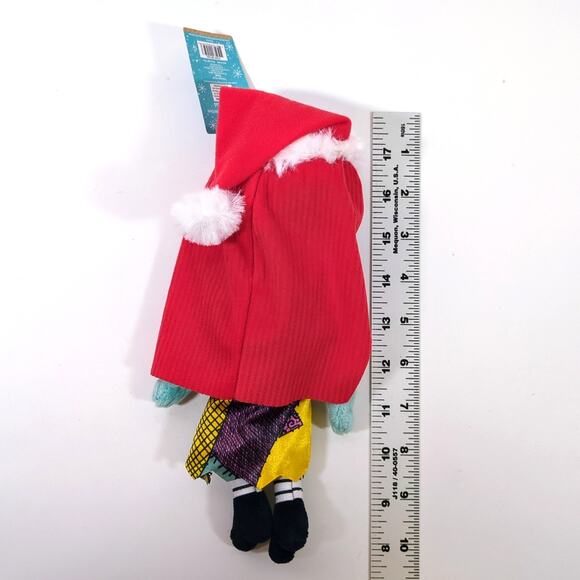 Nightmare Before Christmas Disney Mini Sally Plush In Santa Hat NWT Kcare Rare - Picture 2 of 3
